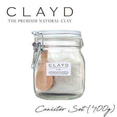 CLAYD/クレイド 高品質クレイ入浴剤 キャニスター400 泥 パック ...
