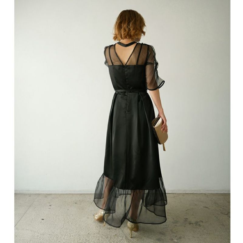 My shawty/マイシャウティー chicago satin day dress a2110003