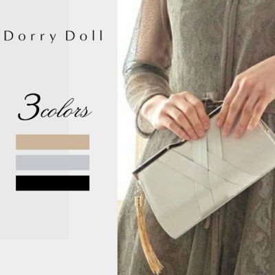 Dorry Doll 配色レース×ハシゴレース切り替えワンピースドレス ボルドー Dorry Doll/ドリードール 配色レース×ハシゴレース切り替え
