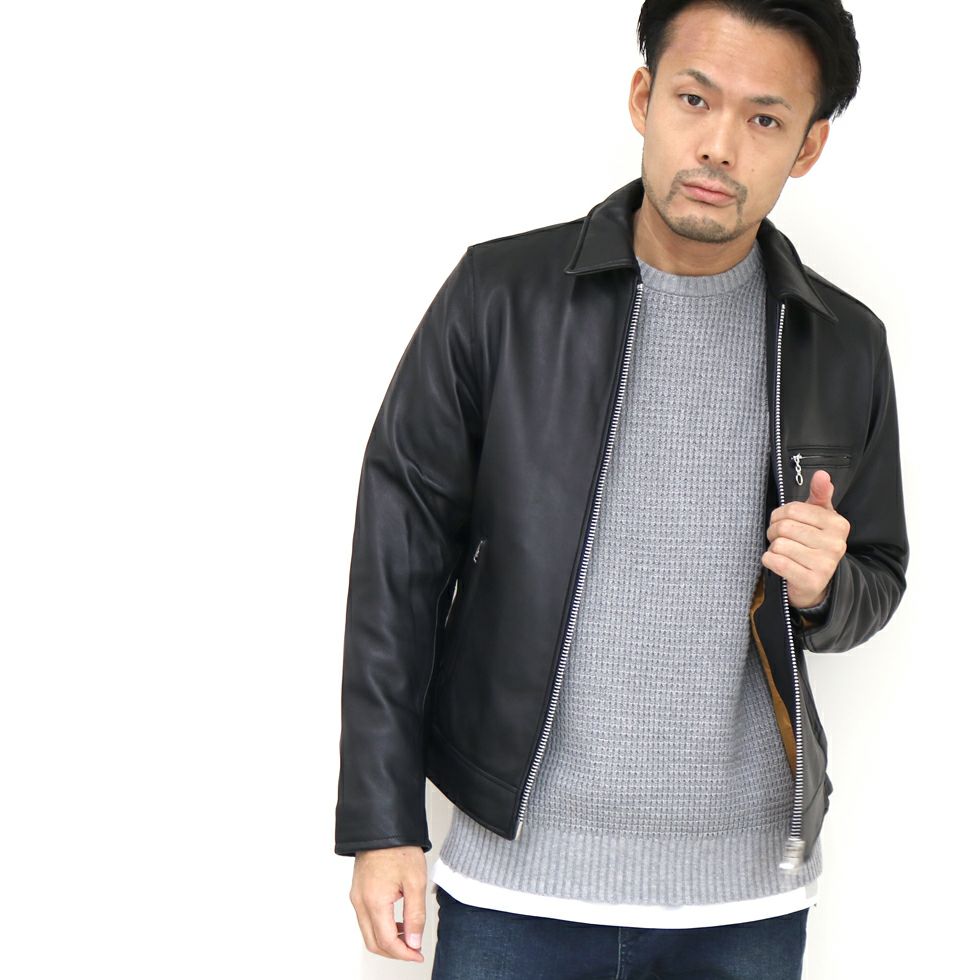JAEGER London レザーコート 羊革 本革 レトロ カッコいい 動かせ