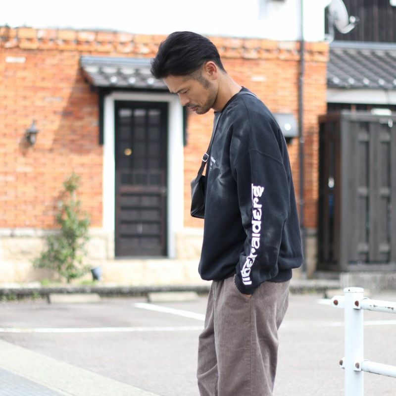 Liberaiders/リベレイダース LR SLEEVE LOGO VINTAGE CREWNECK