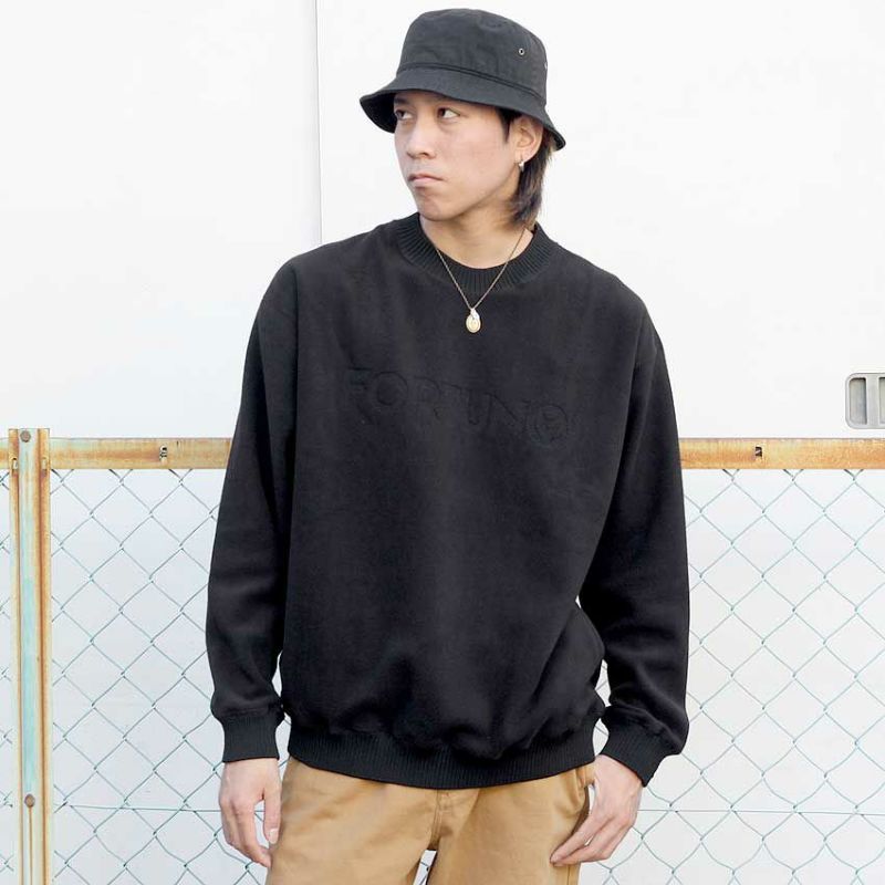 FORTUNA HOMME/フォルトゥナオム TECH Fleece Logo PO FHPO-0134