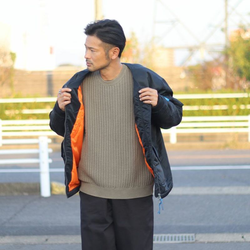 Liberaiders/リベレイダース　COLLARLESS FLIGHT JACKET　750052303　窪塚洋介　芸能人愛用　MA-1　ブルゾン　 フライトジャケット　ノーカラージャケット　上着　アウター