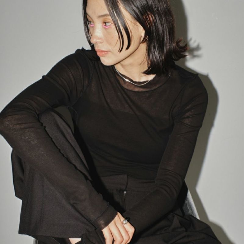 TODAYFUL/トゥデイフル Sheer Crewneck Long T-shirts 12410608