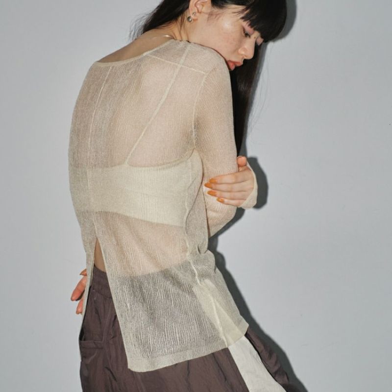 TODAYFUL /トゥデイフル Slit Sheer Knit 12310521 ニット シアー