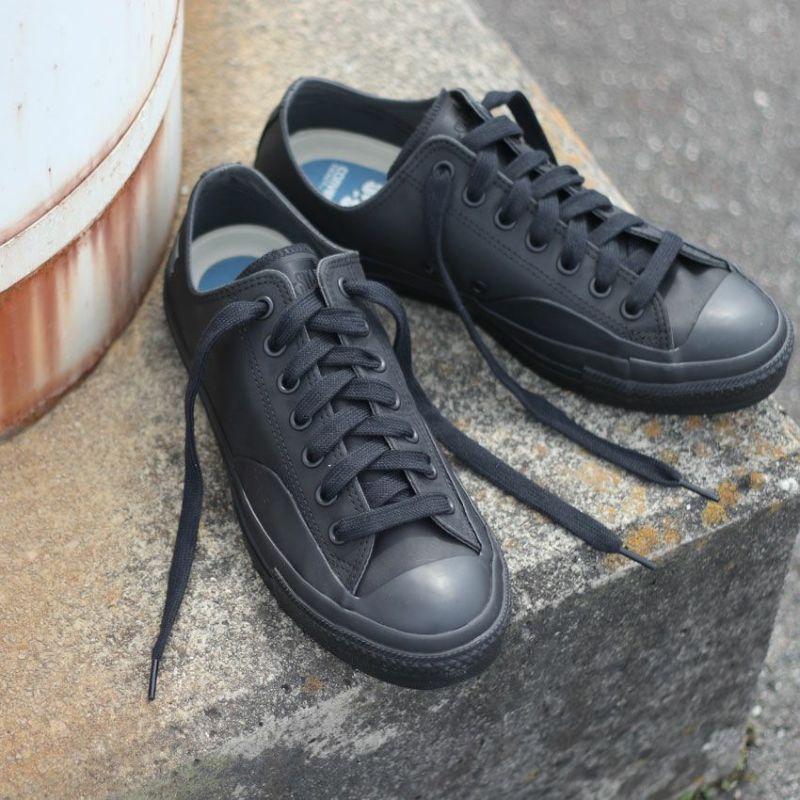 CONVERSE/コンバース　ブラックローカットコラボスニーカー　31311110　スタックスブックストア　レザー　スウェード　マット　 オールスター