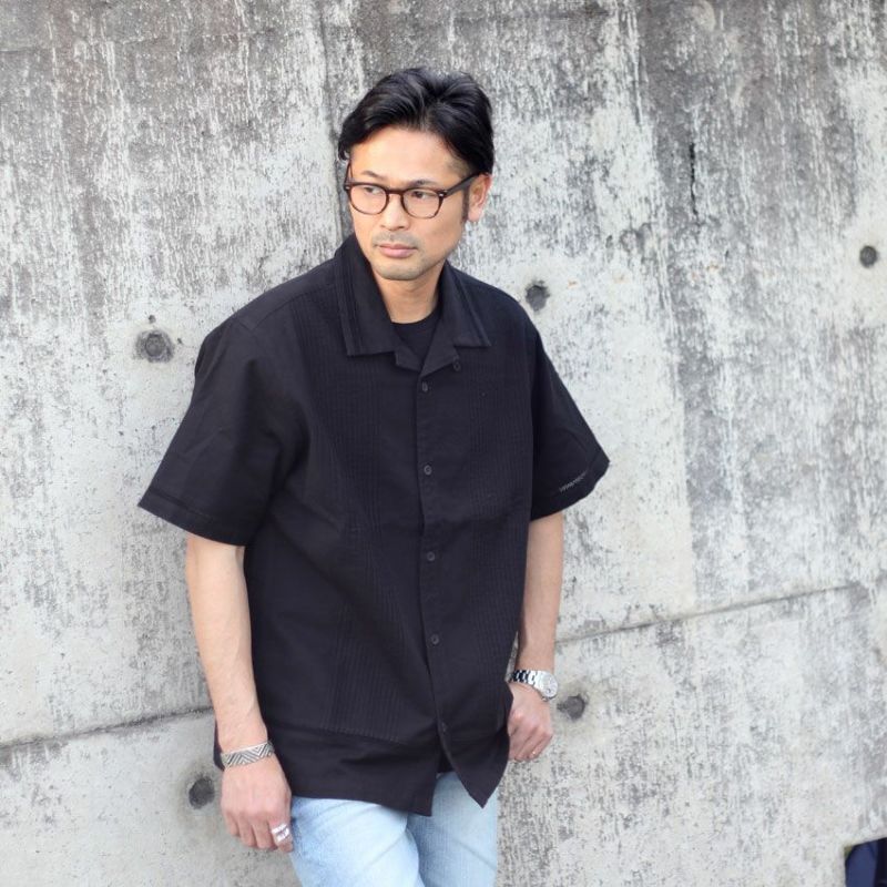 『Wax London』 ニュートン シャツ SS24-SSS-NEW-BEG wax london/ワックスロンドン ニュートンシャツ PINTUCK SS24