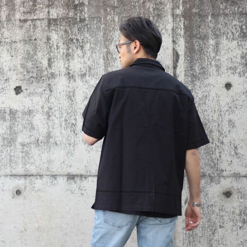 『Wax London』 ニュートン シャツ SS24-SSS-NEW-BEG wax london/ワックスロンドン ニュートンシャツ PINTUCK SS24