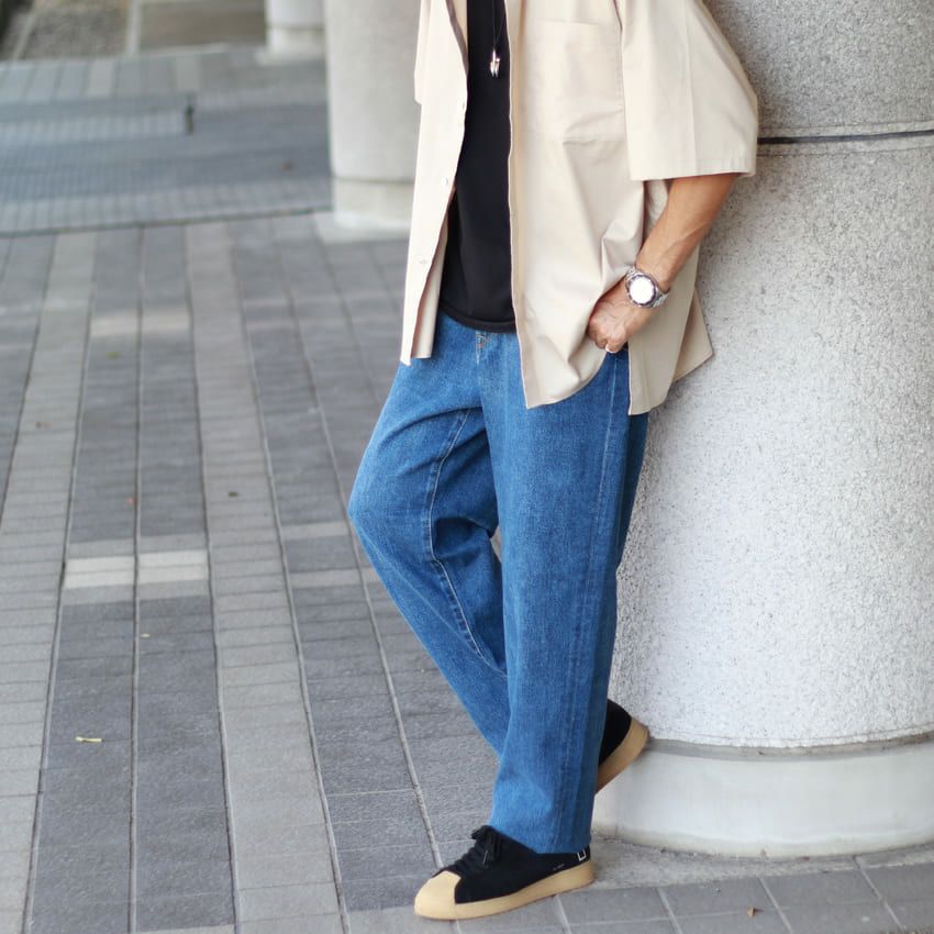 YANUK/ヤヌーク PREMIUM2ワイドストレートRoomy 57241007 ルーズデニム