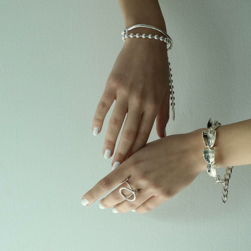 シーズマーラ Combination ball chain Bracelet sea'ds mara】combination ball chain bracelet /【シーズマーラ