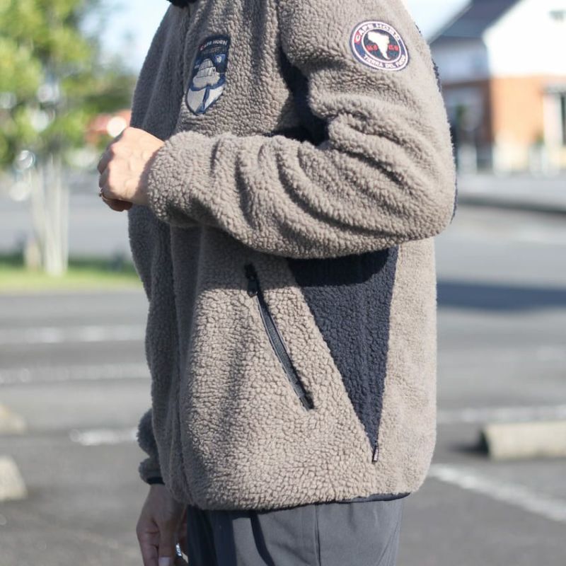 CAPE HORN/ケープホーン フーディボアブルゾン 71102 フリース フード