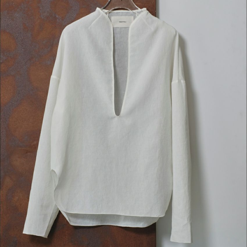TODAYFUL /トゥデイフル Slub Slit Shirts 12510411 シアートップス V 