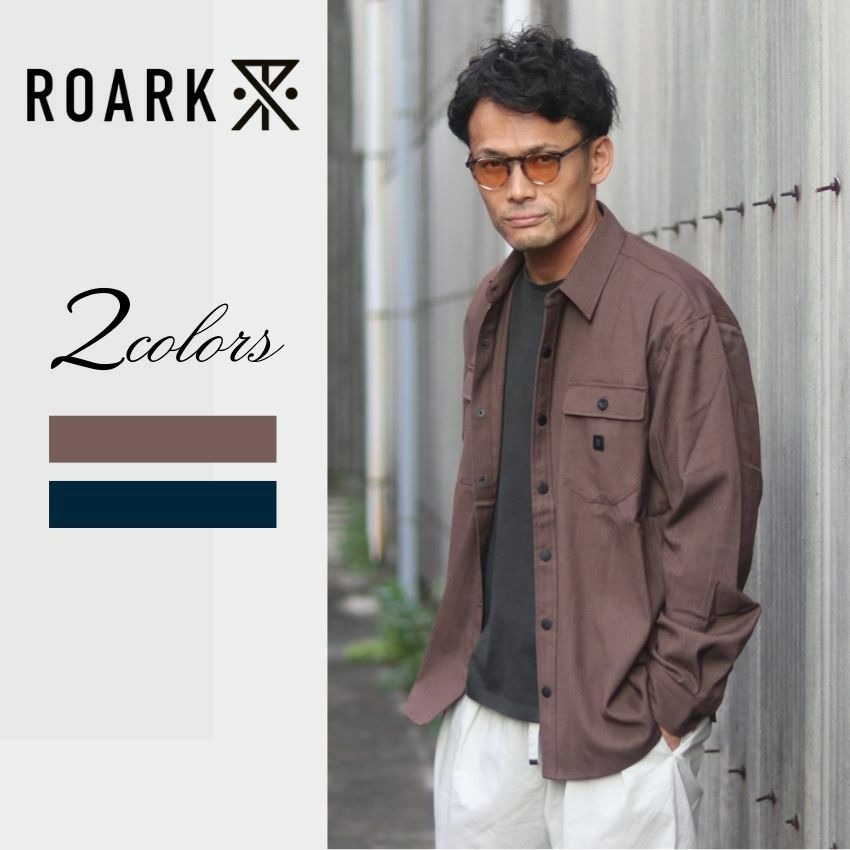 ROARK REVIVAL/ロアークリバイバル NORDSMAN RLWJ1070 ウールシャツ 