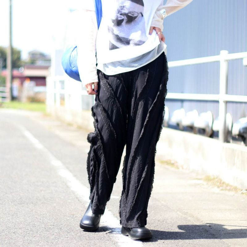 TODAYFUL /トゥデイフル Sheer Jacquard Trousers 12510705