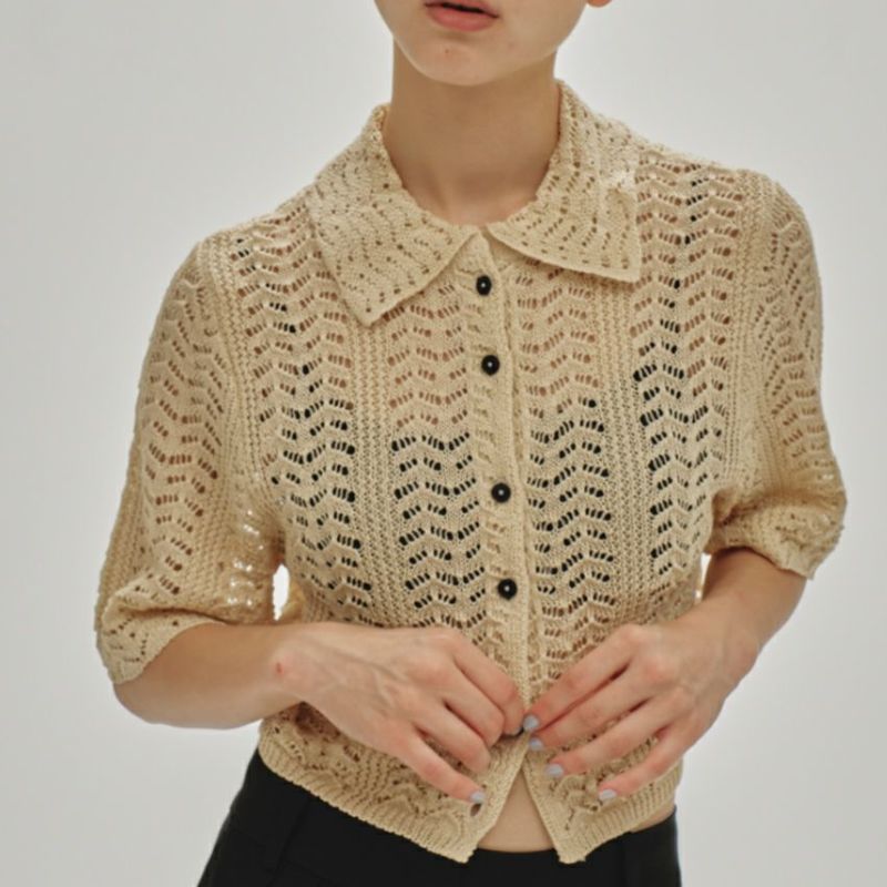 TODAYFUL /トゥデイフル 12510516 Lace Knit Shirts ニット