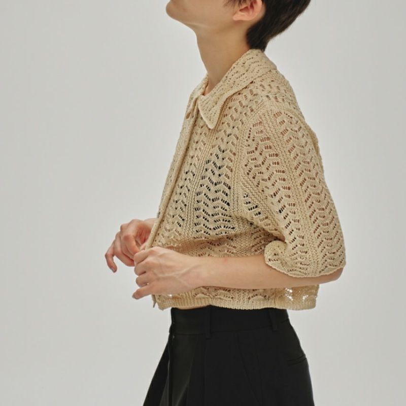 新品　todayful Lace Knit Shirts セール】Lace Knit Shirts（シャツ/ブラウス）｜TODAYFUL