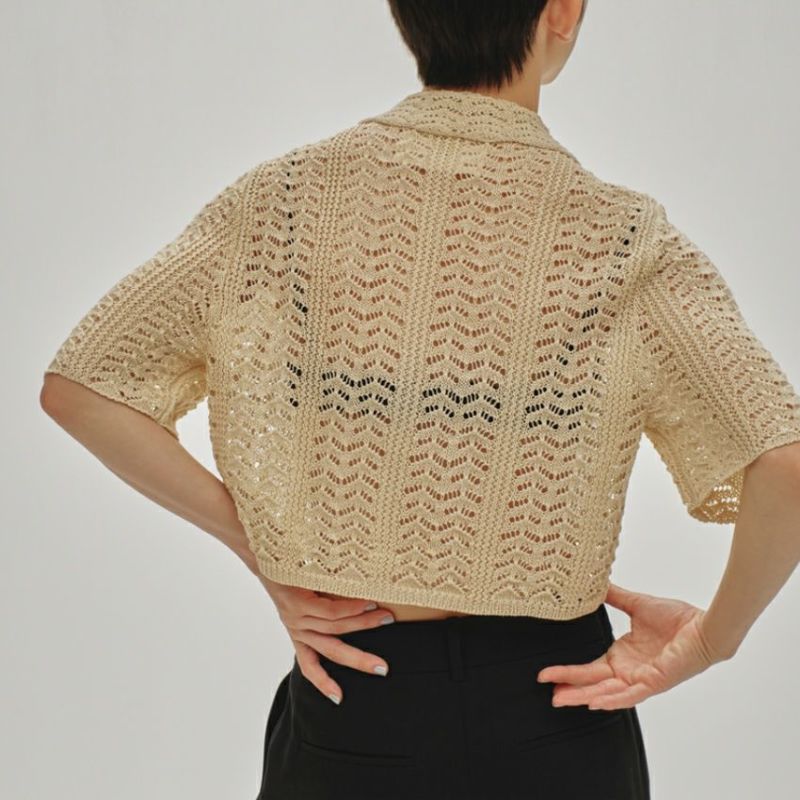 新品　todayful トゥデイフル　Lace Knit Shirts TODAYFUL /トゥデイフル 12510516 Lace Knit Shirts ニット