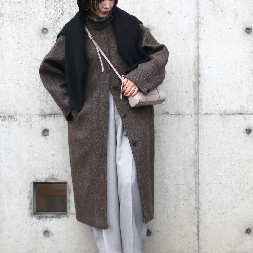 TODAYFUL ふくめ Mixwool Raglan Coat