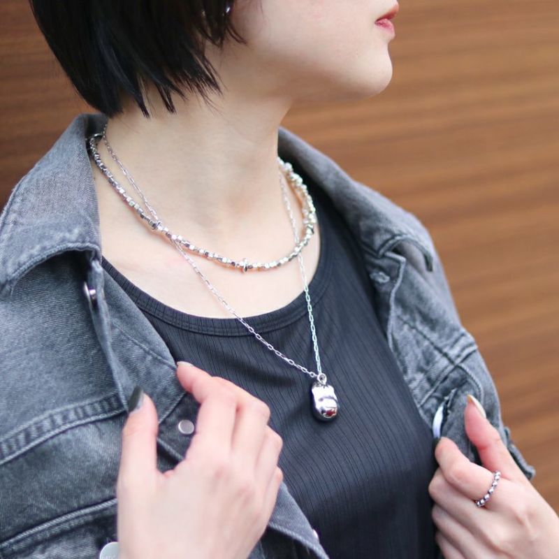 Sea'ds mara(シーズマーラ)レイヤービーズネックレス Sea'ds mara/シーズマーラ Layer beads necklace 25A1-10