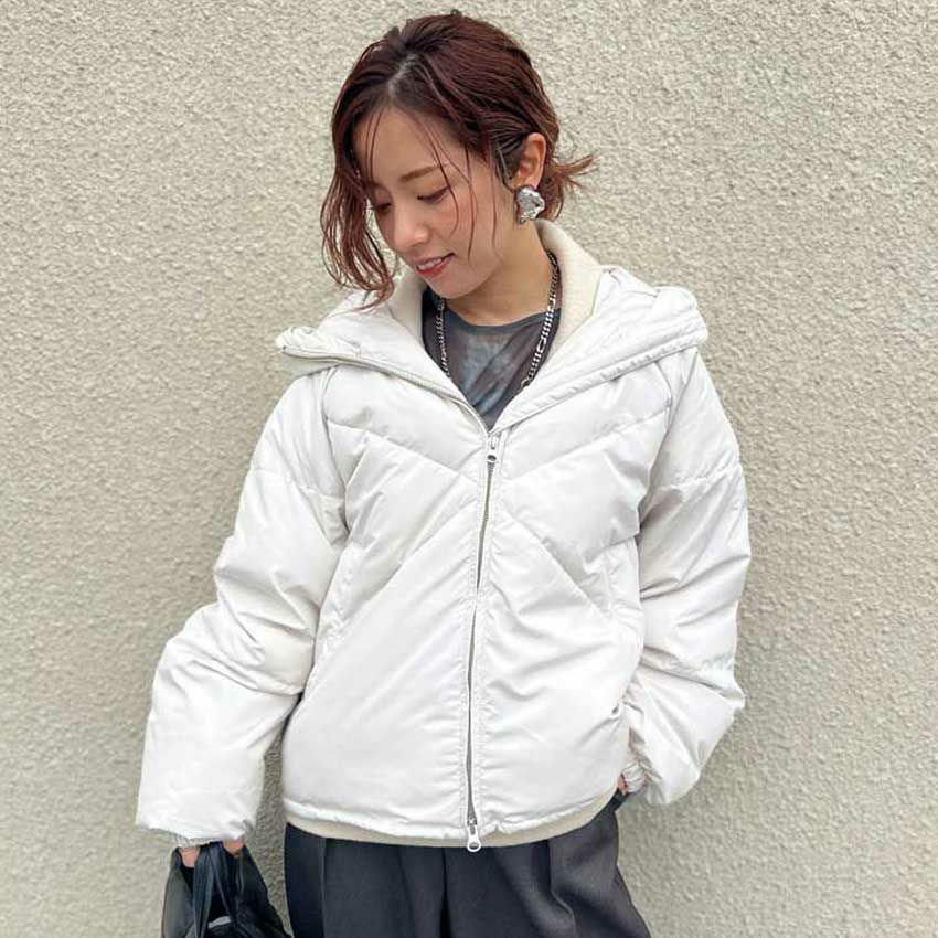 CLOCHE/クロッシェ オーバーサイズコクーンダウンコート 452-84512 