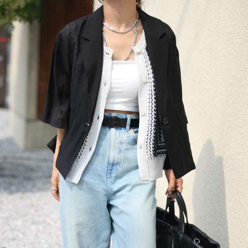 CHIGNON/シニヨン エスニック調コットンニットベスト 9451-056LA