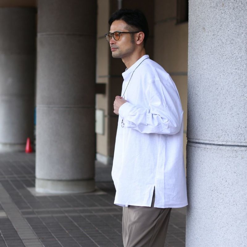 FORTUNA HOMME/フォルトゥナオム Double Linen Shirts FHSH-0183