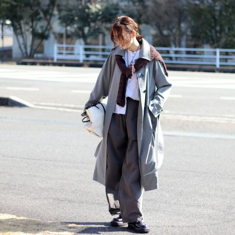 anuke/アンヌーク Soutiencollar Raglan Coat 62510002 ロング