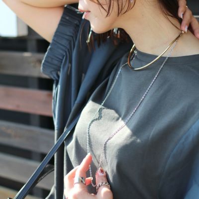 Sea'ds mara/シーズマーラ Combination ball chain Bracelet