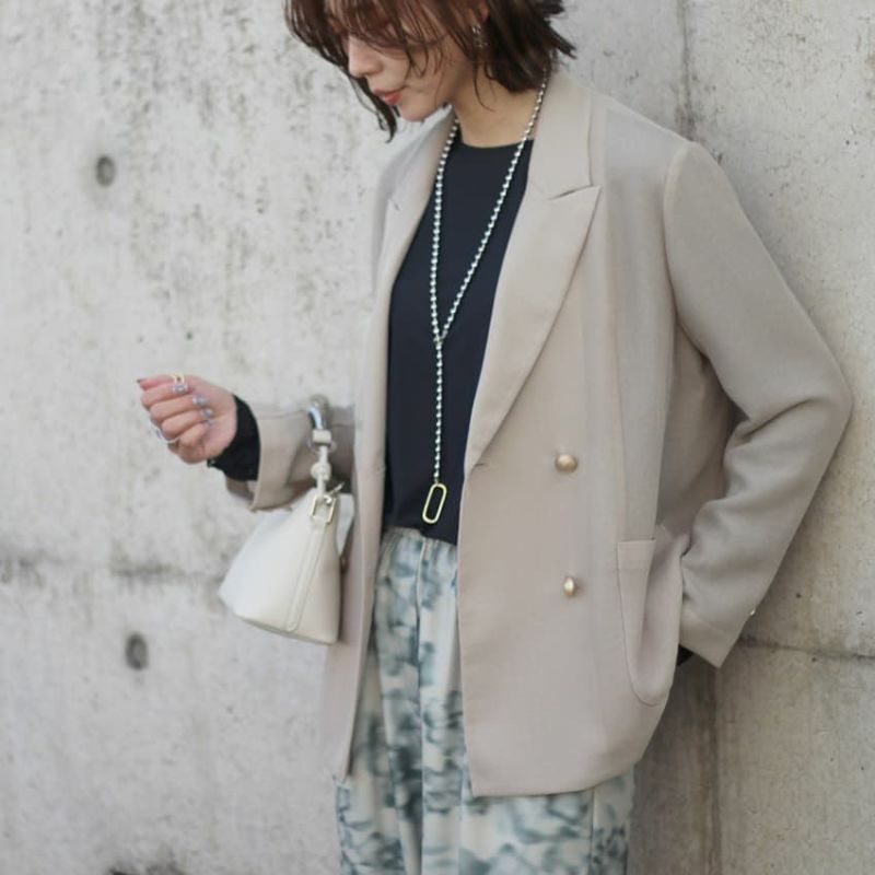 Dignite Collier/ディニテコリエ メッシュテーラードジャケット
