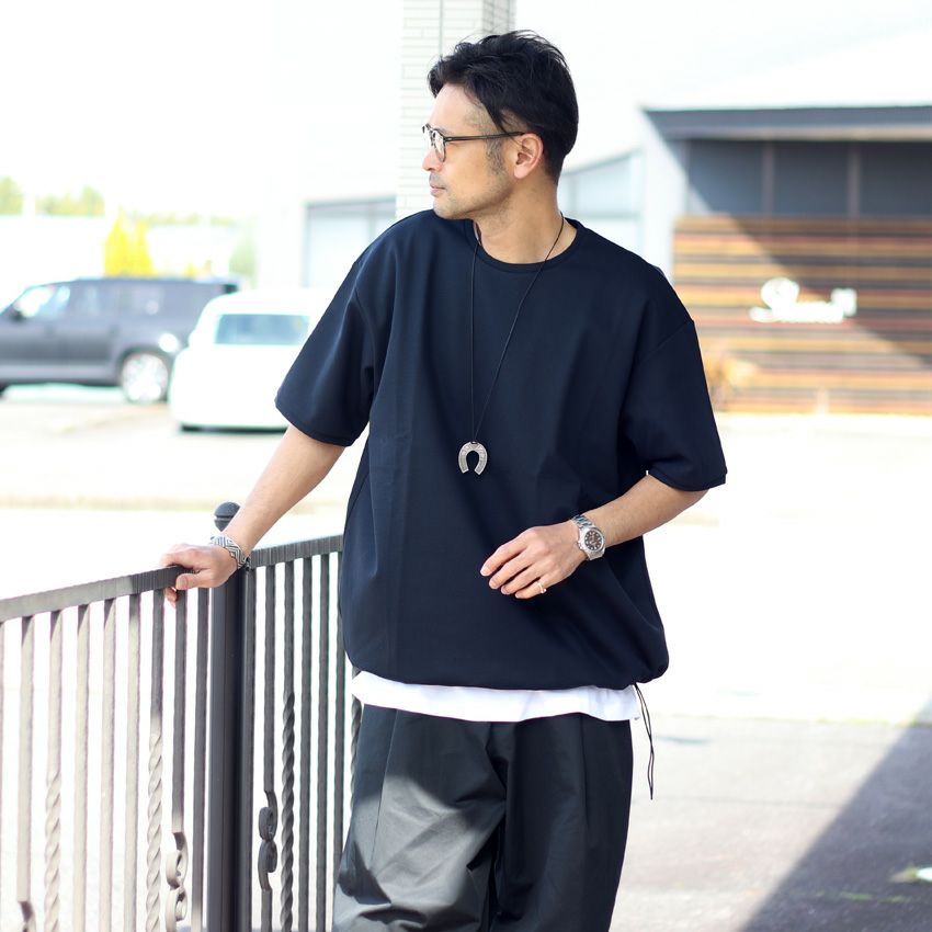 EDIT CLOTHING/エディットクロージング MILANO RIB TEE ED-388 ビッグt 