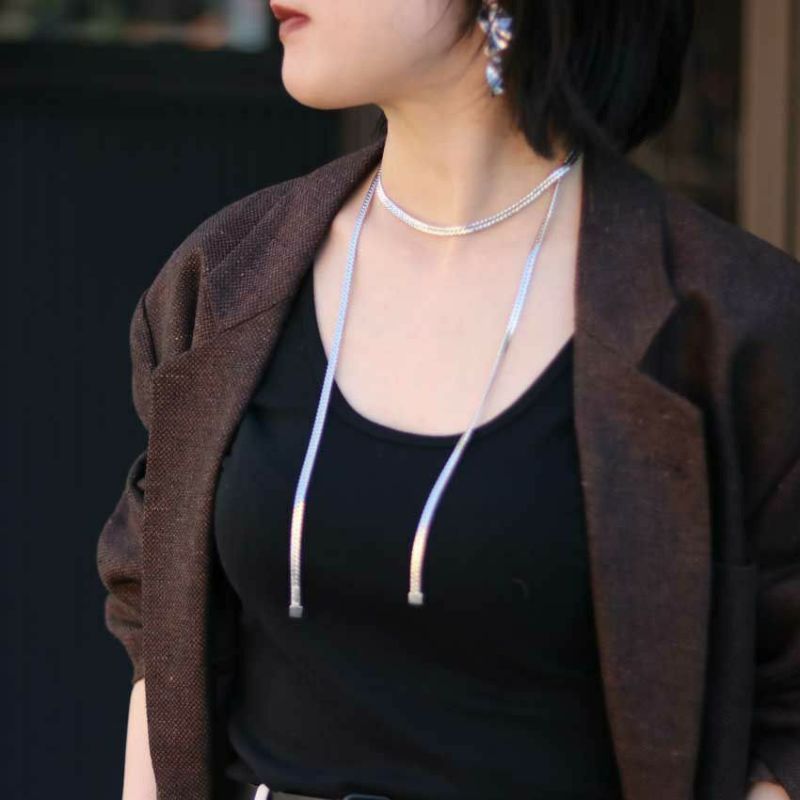 人気商品ランキング Sea'ds mara/シーズマーラ Snake chain lariat 25A2-32 アクセサリー