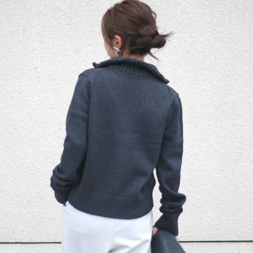 TODAYFUL /トゥデイフル Compact Zip Knit 12520508 25秋冬 トップス