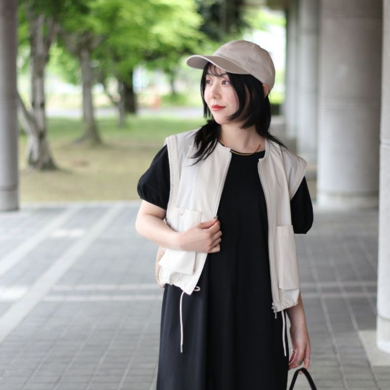 MARNI フード付きホワイトキルティングベスト キッズ14大人M