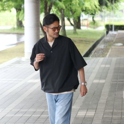 【難あり！伊勢谷友介氏着用 ROARK REVIVAL】半袖シャツ ROARK ロアークリバイバル 半袖シャツ伊勢谷氏着用