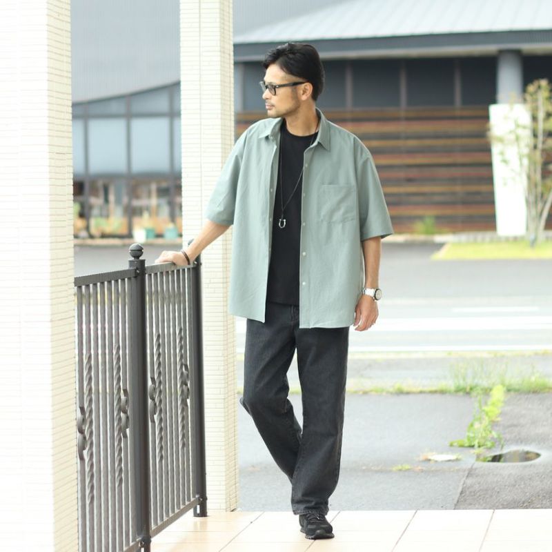 JOHNBULL/ジョンブル COOL DOTS SHORT SLEEVE SHIRTS JM252S06