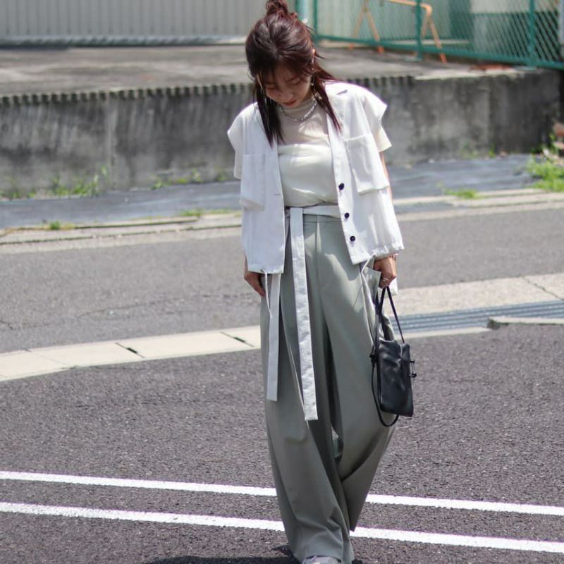 CHIGNON ジョーゼットペインターパンツ JUGLANS パンツ 「CHIGNON」ジョーゼットペインターパンツ 3622