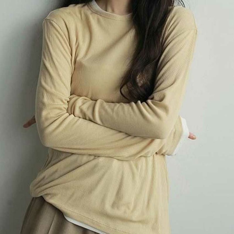 anuke/アンヌーク Layered Sheer Long T-shirts 62520617 トップス