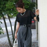 封筒＆タグ付き完売anuke アンヌークWool Knit Shirtsブラック anuke（アンヌーク）の「Mix Knit Shirts（シャツ/ブラウス