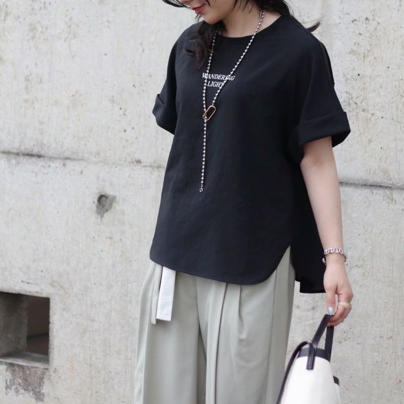 30%OFF Dignite collier ディニテ コリエ 80255318 タック ロゴ Tシャツ タックロゴTシャツ 10 レッド【Dignite collier(ディニテコリエ