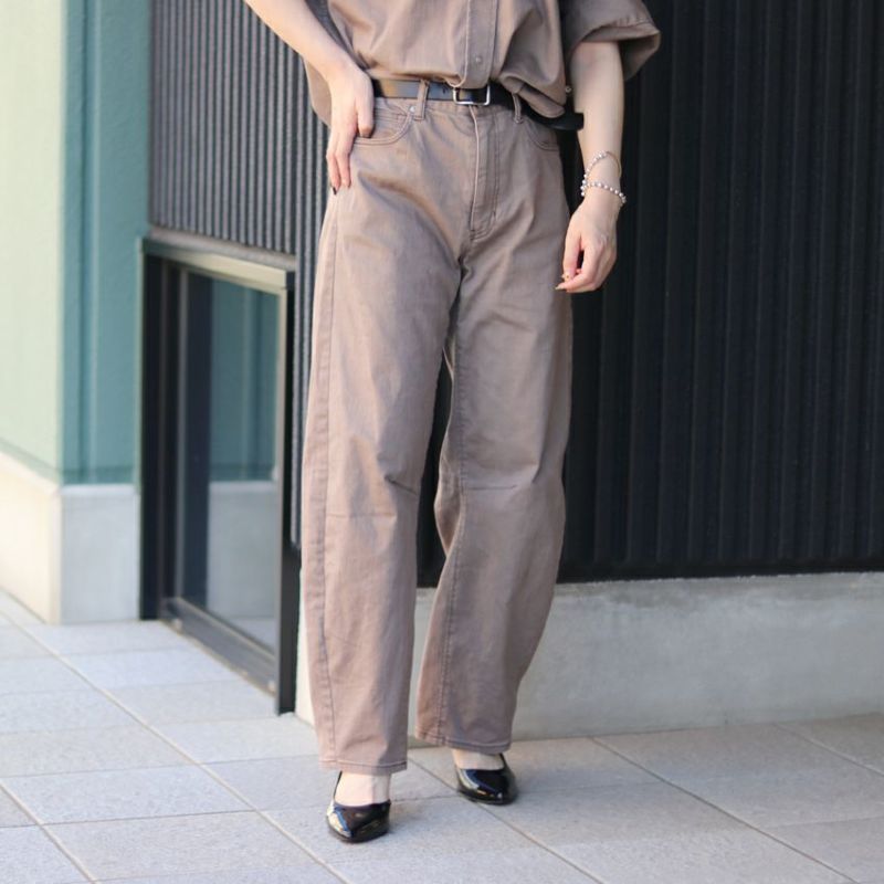 Munich/ミューニック デニムカーブパンツ MN252P07 ペールトーン