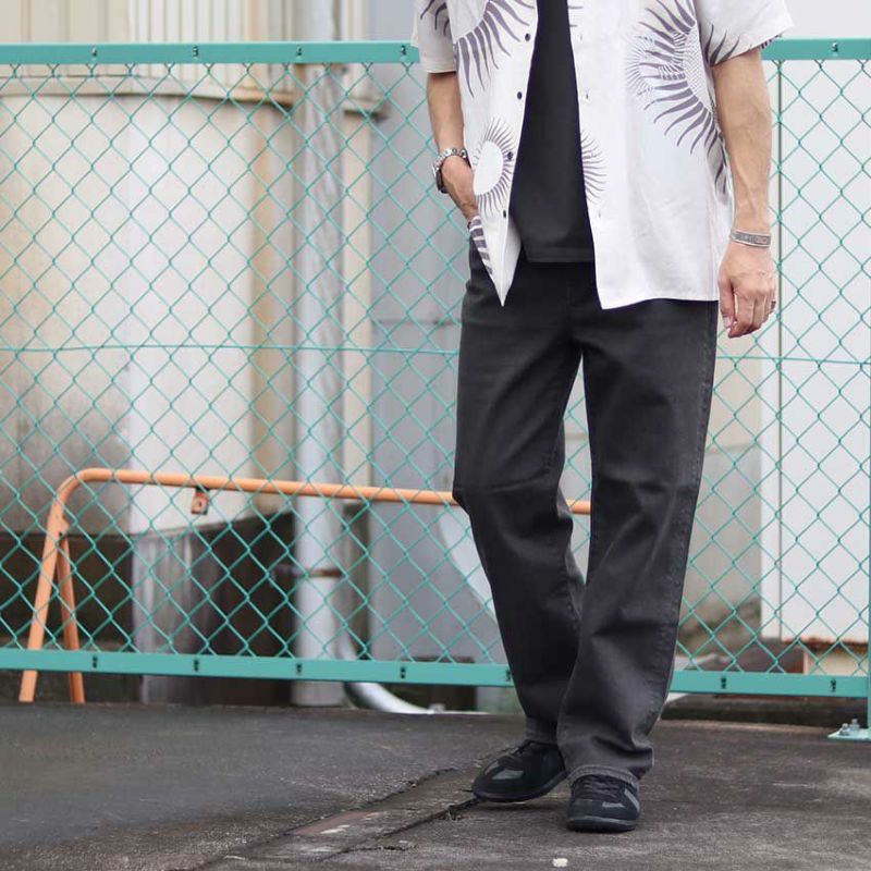 YANUK/ヤヌーク ワイドストレートデニム 