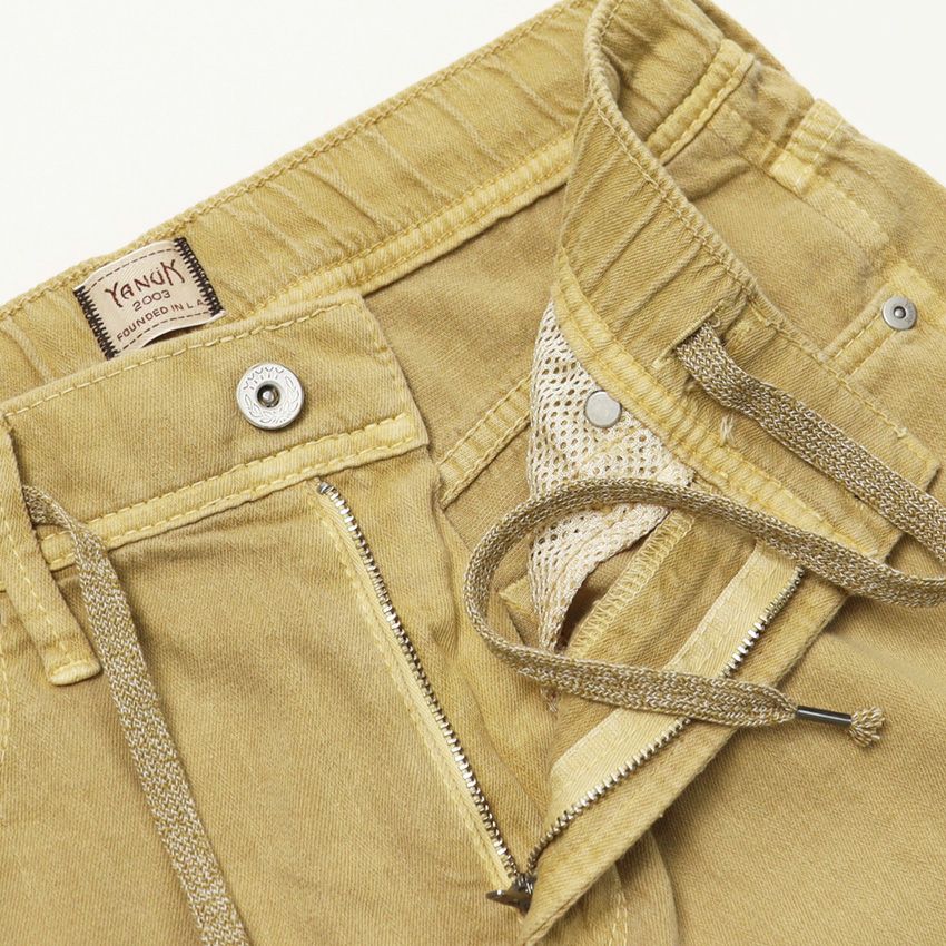 YANUK ヤヌーク メンズコーデュロイイージーパンツ　Mベージュ YANUK/ヤヌーク】コーデュロイストレッチResort Jeans｜メンズ