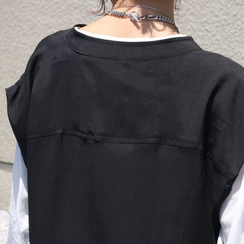 Dignite Collier/ディニテコリエ ダブルポケットシアーサファリ