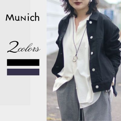 Munich/ミューニック 8ozデニム ナイロンツイルドッキングトラッカー
