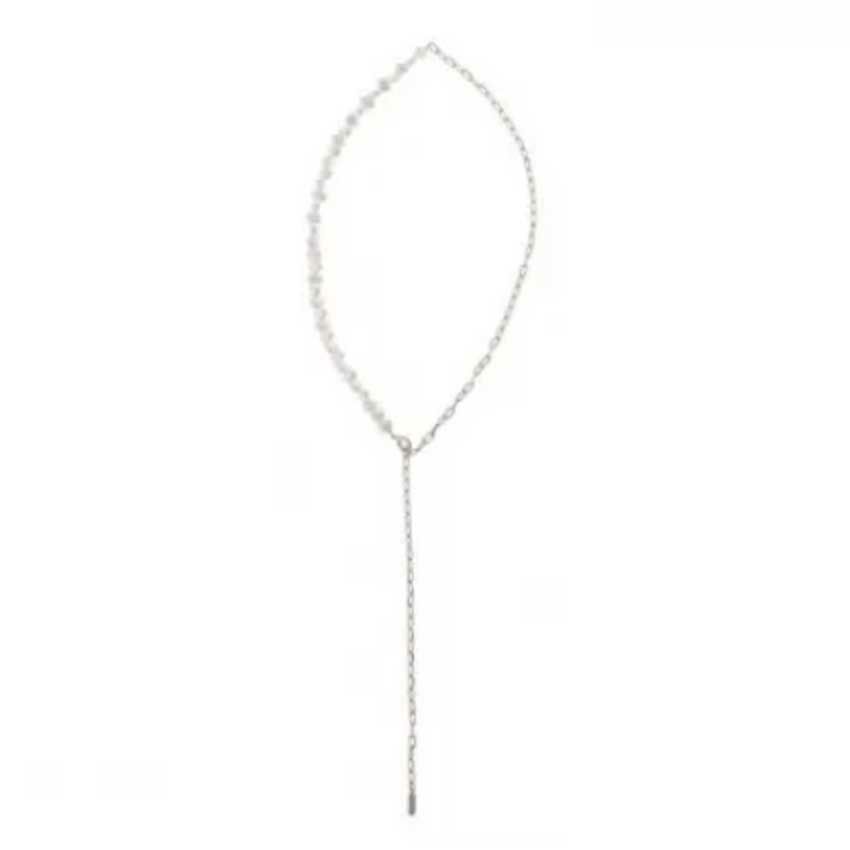 Sea'ds mara/シーズマーラ Pearl linked chain necklace 26A1-04